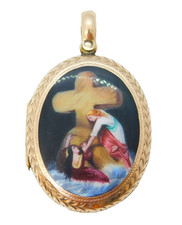 Victorian 9ct Gold Back &