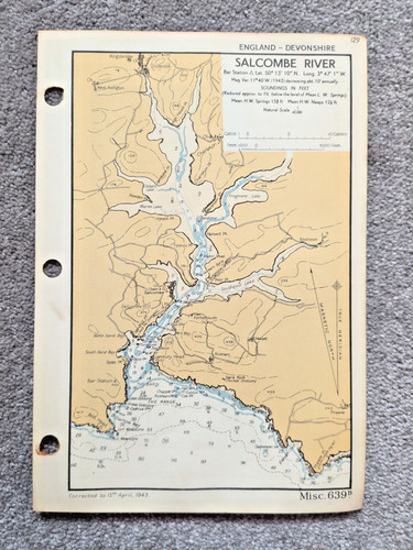Salcombe river 1943 - -,