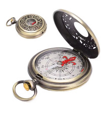 Retro Brass Compass Portable