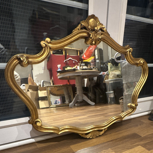 Ornate gold framed - gold,