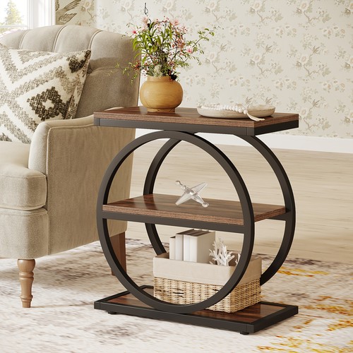 Industrial modern shelf side - modern, 3-shelf