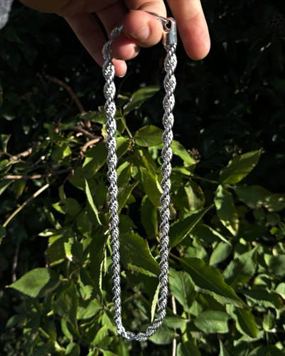 925 silver rope chain solid - 925,