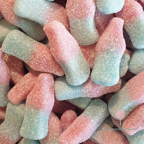 Fizzy pink and blue bottles - fizzy,