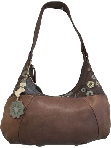 Radley leather handbag brown - radley,