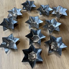 11 Vintage star Shaped Tin