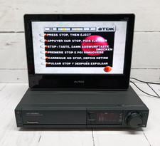 Panasonic NV-F75B VHS Video Recorder Hi-Fi Stereo With SCART & UK Power Cable