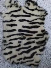 1X Dyed Zebra Rabbit Skin Pelt
