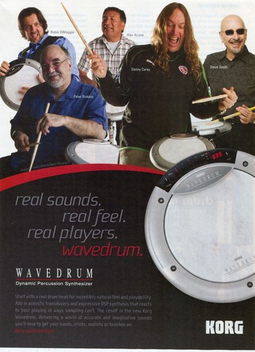 2010 print korg wavedrum - print,