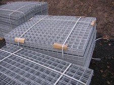 1  GALVANISED STEEL MESH PANEL APPROX 30 X 39 inch BUILD YOUR OWN GABION BASKET
