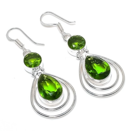 Green peridot gemstone - green,