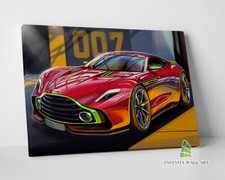 Red 007 Abstract Sports Race