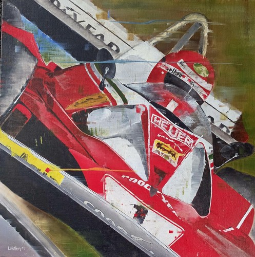 Niki lauda ferrari oil - 1, on