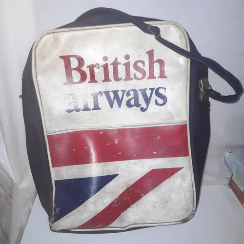Vintage british airways flight - british,
