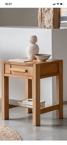 Sonoma oak side table - sonoma, with
