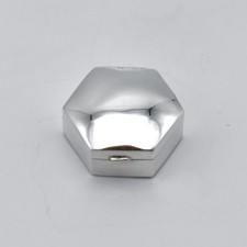 Vintage Solid Silver Hexagonal