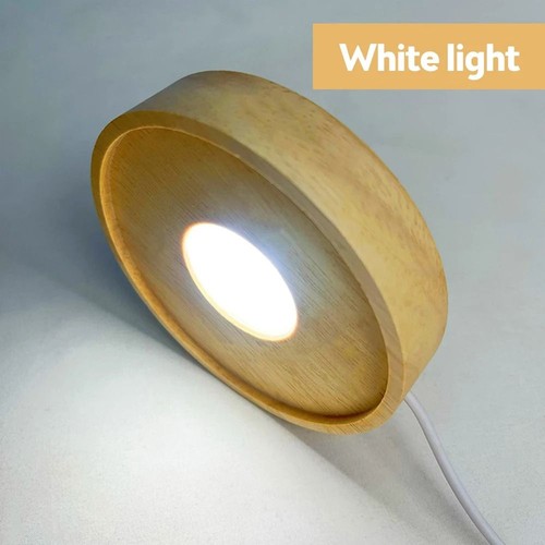Led night light wooden - light,