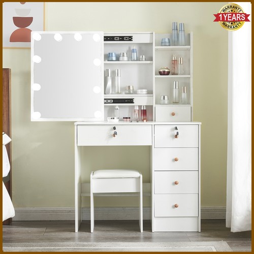 Dressing table mirror with - dressing,