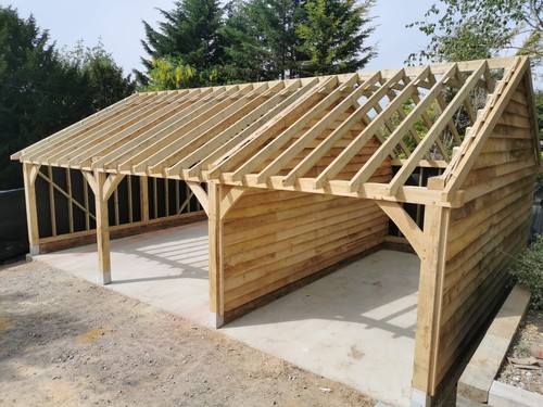 Full oak frame three - oak,