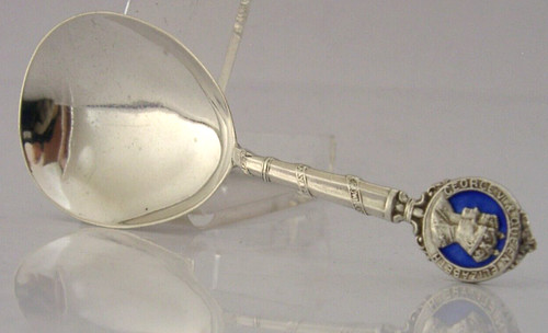 English sterling silver - silver, enamel