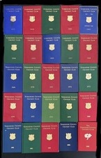 YORKSHIRE COUNTY CRICKET CLUB x25 Yearbooks Annuals 1950s, 1960s, 1970s, 1980s