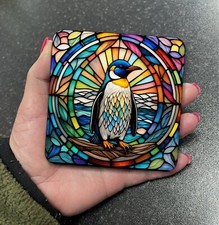 Stunning Penguin Bird Stained
