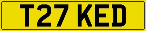 Trike trikes number plate - trike,