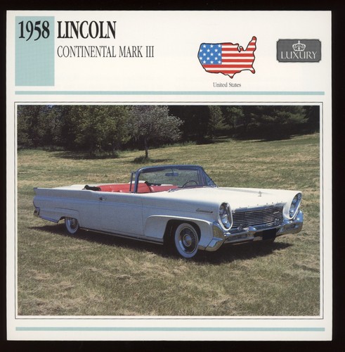 1958 lincoln continental mark - lincoln,