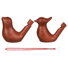 2 Pcs Ceramic Bird Whistle