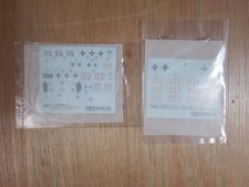 Tamiya 1/48 decal sheets for Sturmgeshutz III & King Tiger (porsche turret) kits