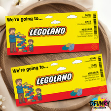 Personalised legoland ticket - legoland, |