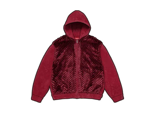 Supreme checkerboard faux - checkerboard, fur