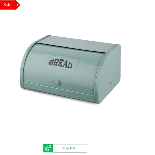 Metal bread box countertop - bread,