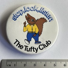 Later Version Road Safety Squirrel Pin Badge The Tufty Club
