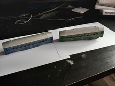 Pair AHM Ho Gauge Coaches For Spares/repair  International Wagon Des Lits