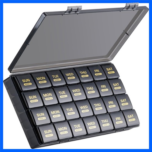 Large monthly pill organizer - pill,