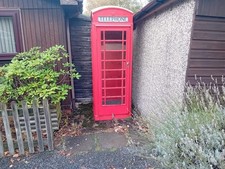 K6 Telephone box,  Good condition, all glass in place