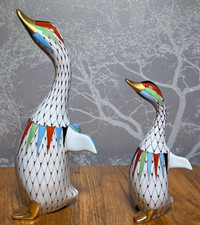 Pair of Hollohaza Porcelain