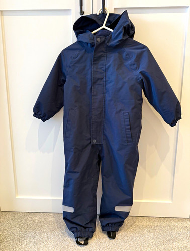 Navy waterproof hooded - f&f,