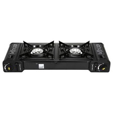 Double Dual Burner Gas Stove