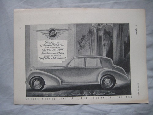 1947 jensen straight eight - jensen,