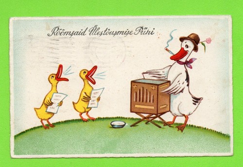 Estonia goose with barrel - goose,