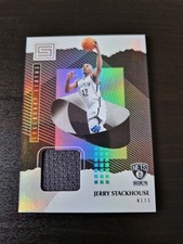 Jerry Stackhouse 2018-19 Panini Status Basketball Patch Card Nets NBA