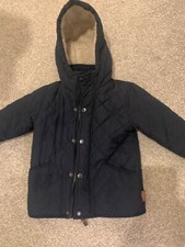 NEXT boys navy blue coat with