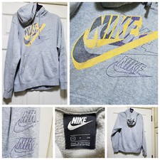 Nike Hoodie Mens Small Gray