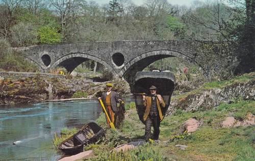 Welsh coracles vintage - coracles.,