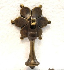 Solid brass tear drop handle