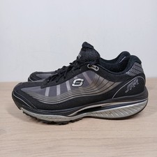 Skechers Black Gray Shape Ups