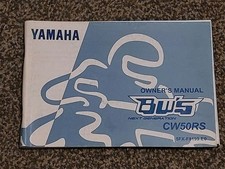 YAMAHA OWNERS MANUAL..BWS CW50RS..1st EDITION OCTOBER, 1998..PRINTED IN FRANCE