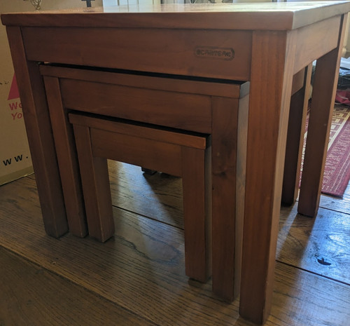 Scanteak teak nesting tables - scanteak,