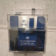Floppy Disks X 10- With case-